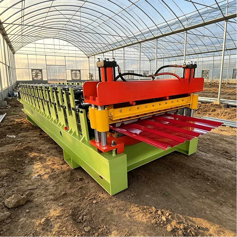 High Precision Roofing Sheet Machine Automatic Metal Panel Roll Forming Line for Factory Warehouse Construction Projects