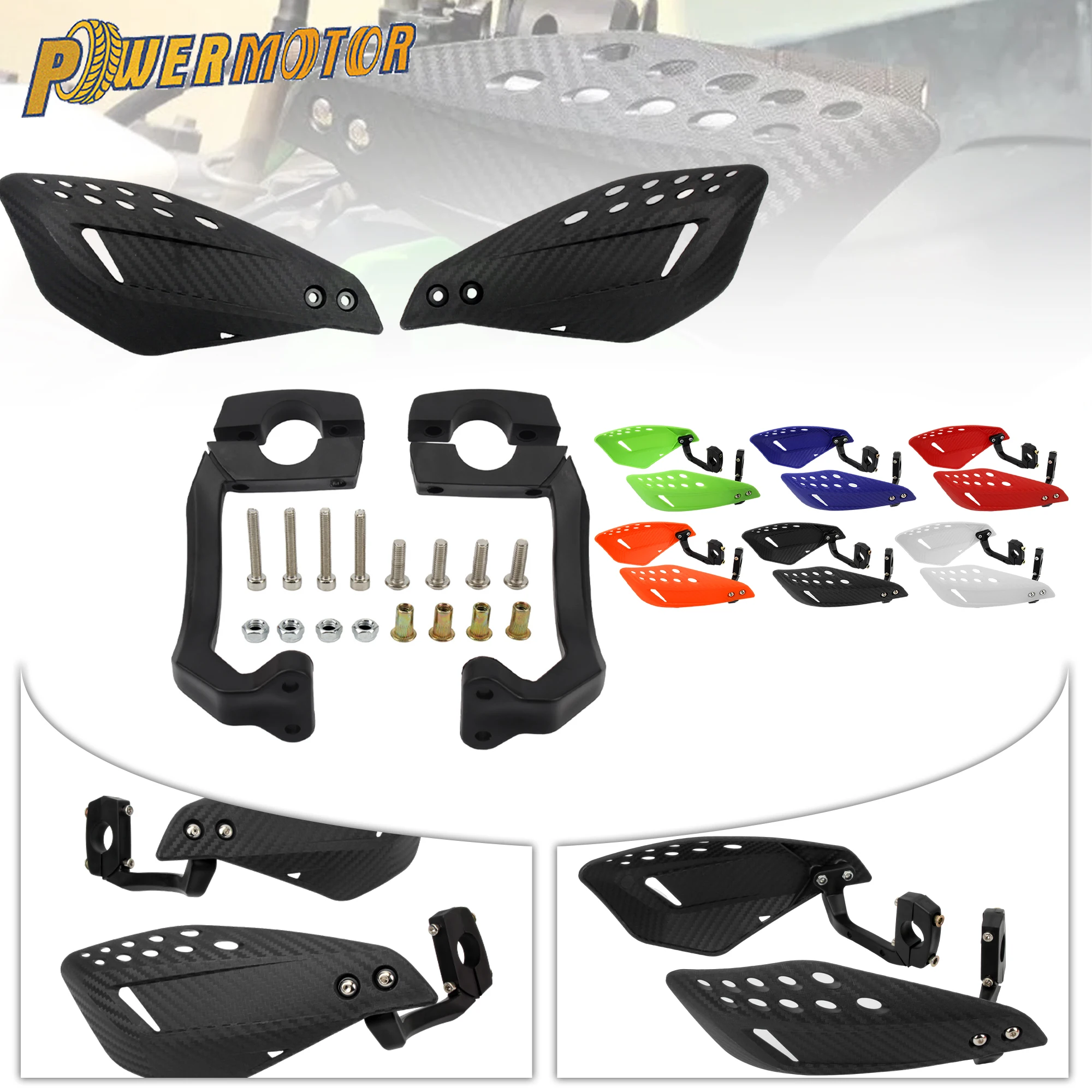 

7/8'' 22mm Motorcycle Handguard For KTM kawasaki ATV Motocross Enduro DirtBike Supermoto Hand Protector Universal Protective