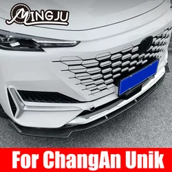 For Chang An Unik Uni k 2021 2022 2023 2024 Car Universal Front Shovel Duck Lip Bumper Windproof Spoiler Accessories