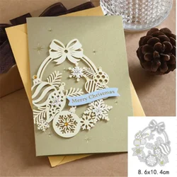 DIY Christmas Snowflake Hanging Fruit Combination Metal Embossed Carbon Steel Knife Die Cutting Paper  Etching