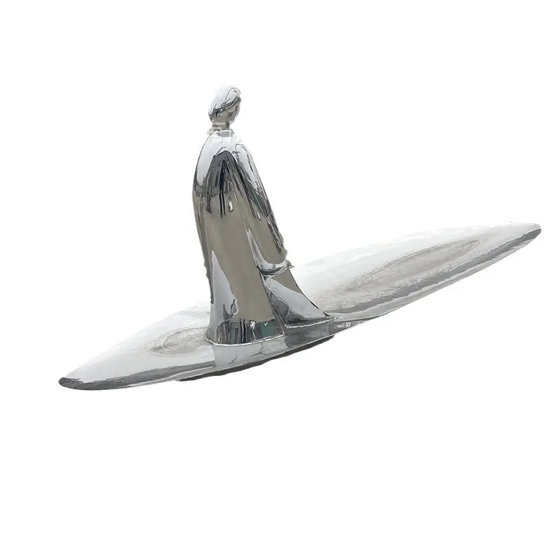 

Stainless steel, waterscape, art, abstract, figure, sculpture, sales department, floor, ornament