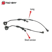 TS TAC-SKY Tactical Headset 2-Pin Microphone COMTA Microphone Compatible With Peltor Comta Ii III XPI V Shooting Headset