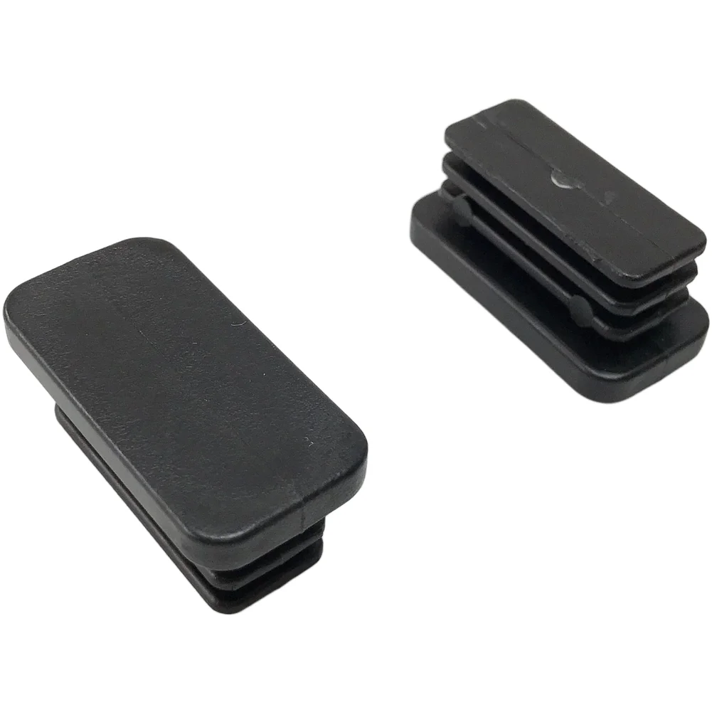 Rectangular Tube End Cover Made of Plastic for 40x20mm Profiles in Furniture Assembly Storage Solutions and Gym Gear