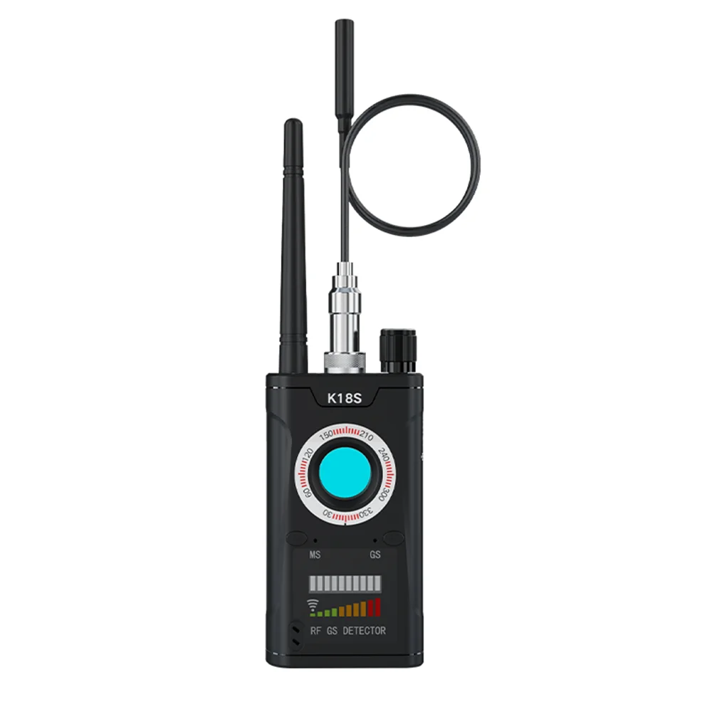 Telecamera rilevatore Wireless K18s 1MHz-6.5GHz GSM Audio Bug Finder obiettivo segnale GPS Tracker RF rileva fotocamera multifunzione