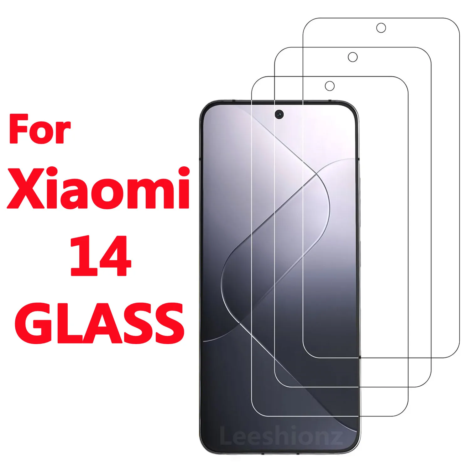 

For xiaomi 14 Screen Protector Tempered Film 6.36 inch Anti Fingerprint 9H+Ultra HD Glass