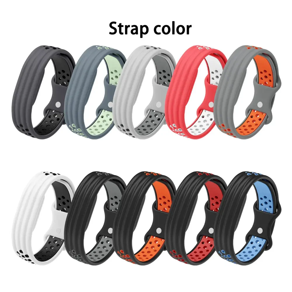 Adjustable Silicone Band for Google Fitbit Air Band Fitness Tracker Light Replacement Band for Google Fitbit Air Accessorie