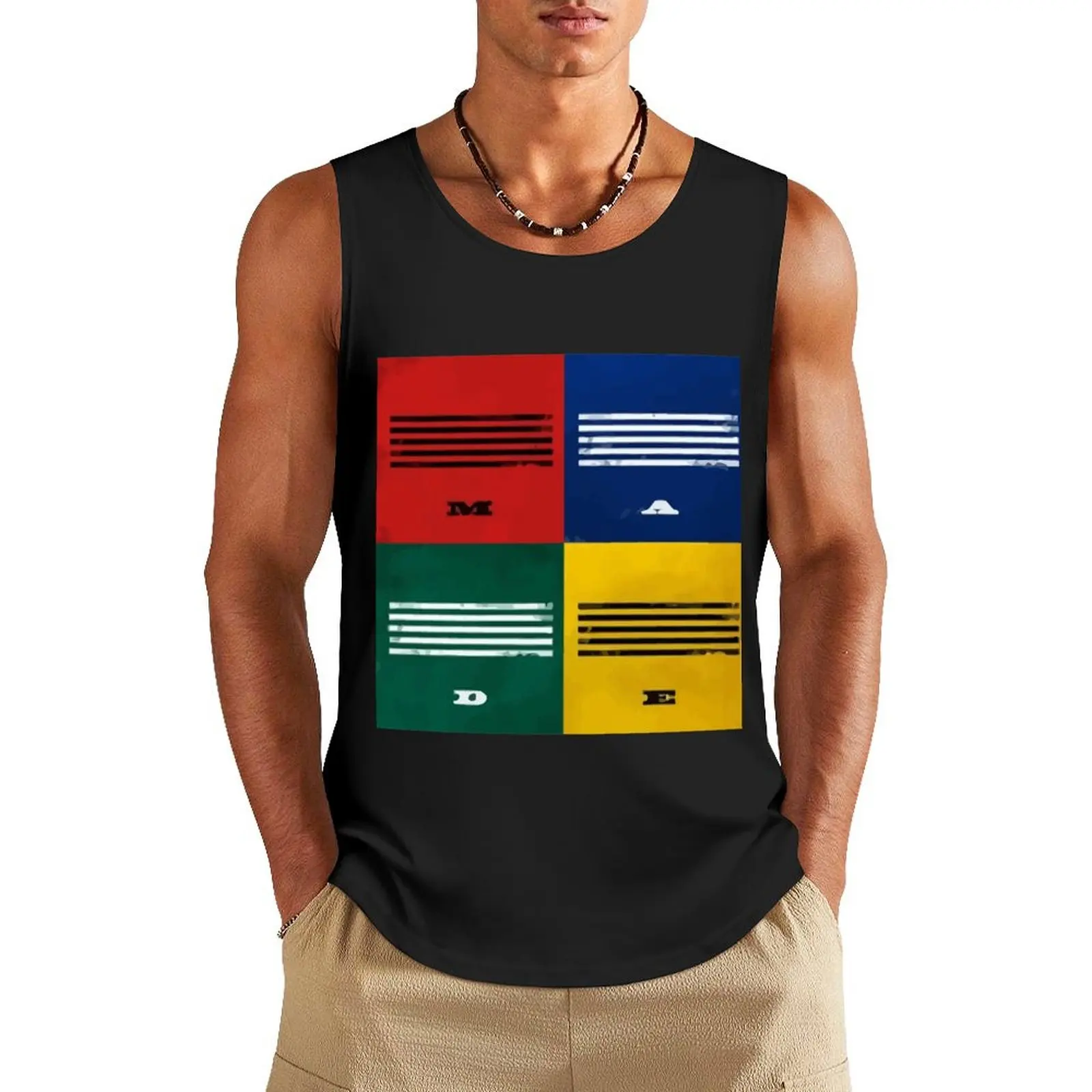 

MADE Bigbang album Tank Top T-shirt sports gym shirt men t-shirt for man