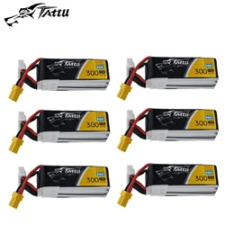 HOT TATTU 75C 300mAh 11.4V batteria Lipo con spina XT30 per elicottero RC Quadcopter FPV Racing Drone parti batteria 11.4V
