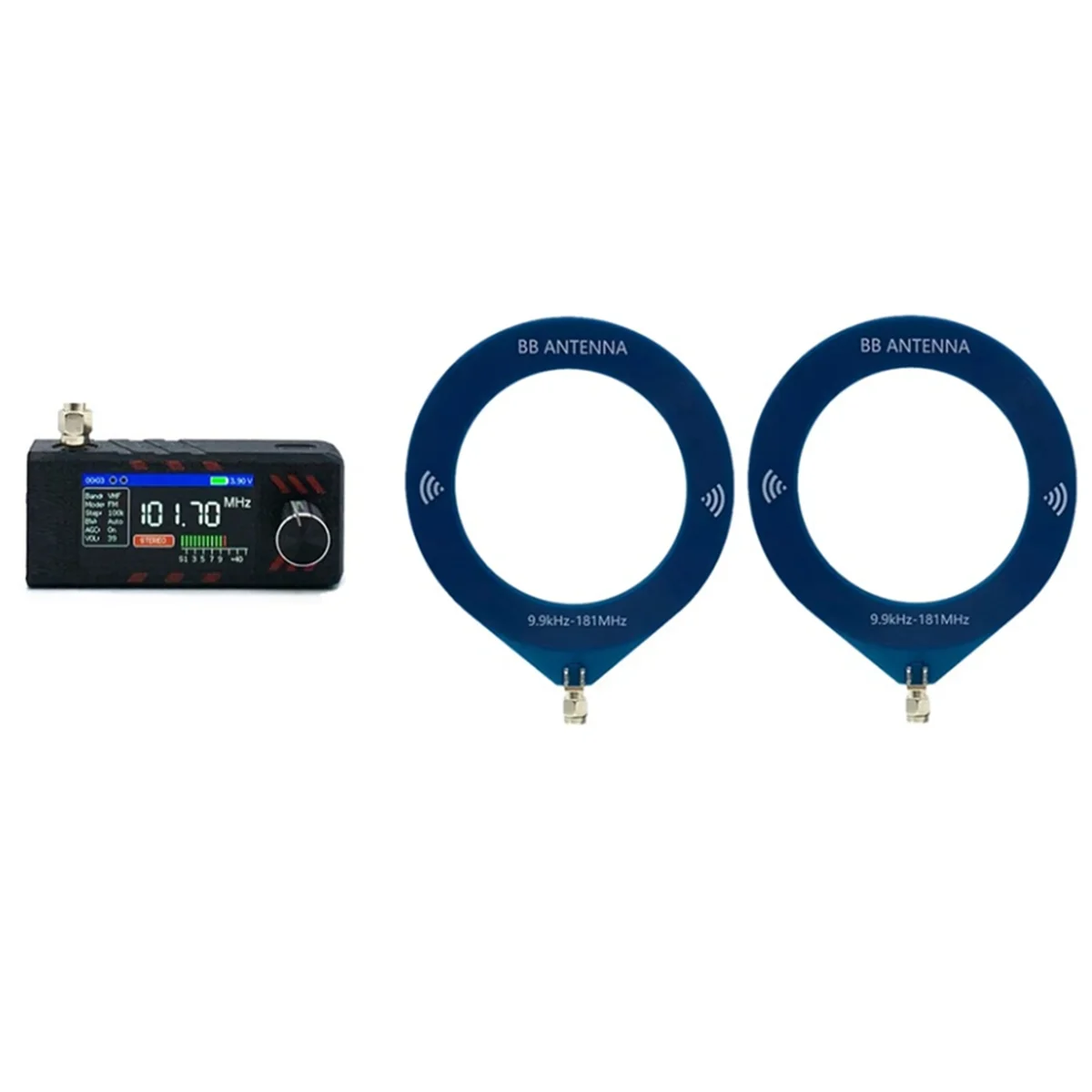 

ASJQ-SI4732 Full Band Radio Receiver 10Khz-180Mhz, Mini Pocket Radio LSB USB, AM, FM, with Antenna for on-the-Go Listening