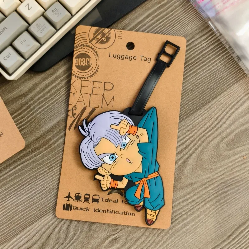 Neuer Dragon Ball Son Goku Majin Buu Vegeta Cartoon Niedlicher Gepäckanhänger für Reisegepäck – Hochwertiger Anhänger mit exquisiter Dekoration – Detail 3