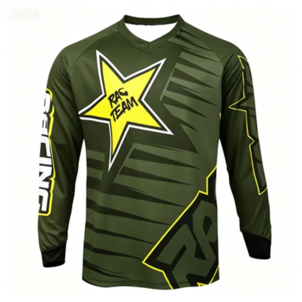 Sports Style Long-Sleeve Top Team-Themed Design Star Pattern Print Comfortable Breathable Fabric for Daily & Sports Use view 5