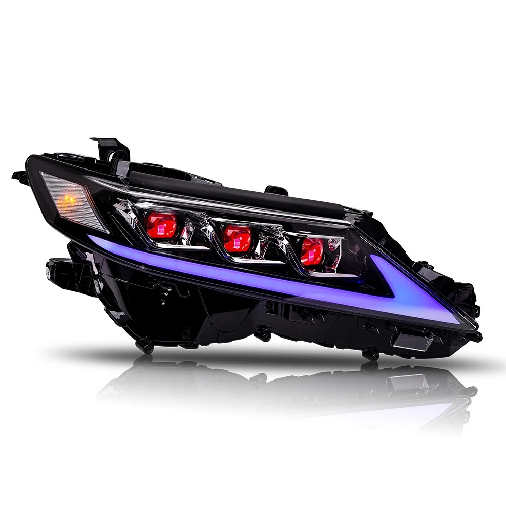 New Headlight Assembly with Devil Eye Headlight 6000k Color Temperature US European Version for Camry 2018-2022