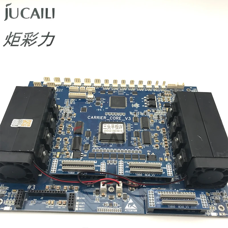 Jucaili  board kit for Epson XP600/TX800 3 heads carriage board main board for Audley UV flatbed printer