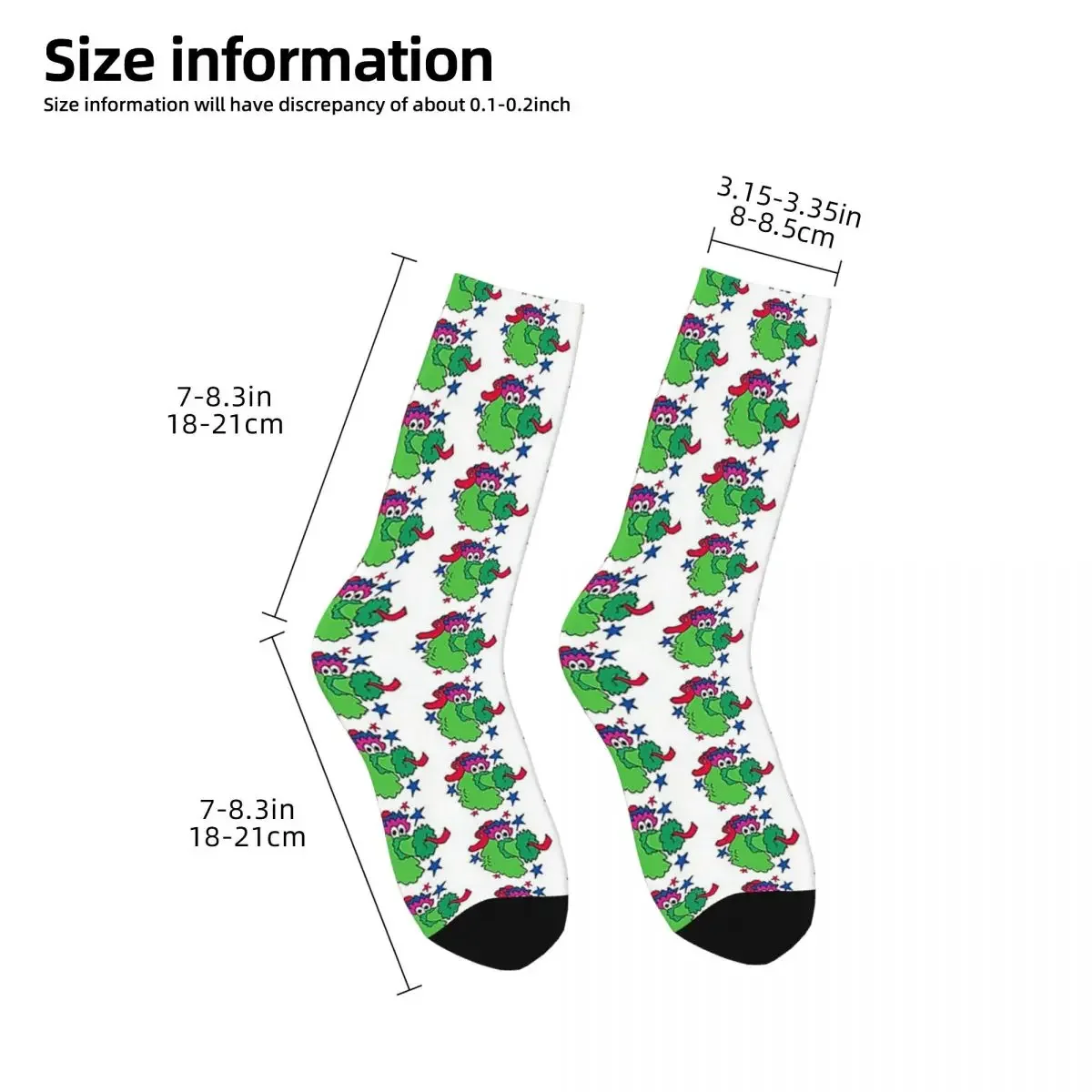 Phanatic Socks Harajuku Sweat Absorbing Stockings All Season Long Socks Accessories for Unisex Gifts