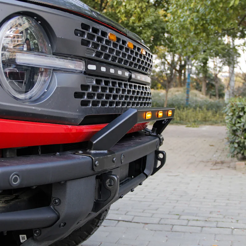 

Бампер передний динамический маленький желтый свет Bullpen модификация подходит 21-23 Spirit Horse