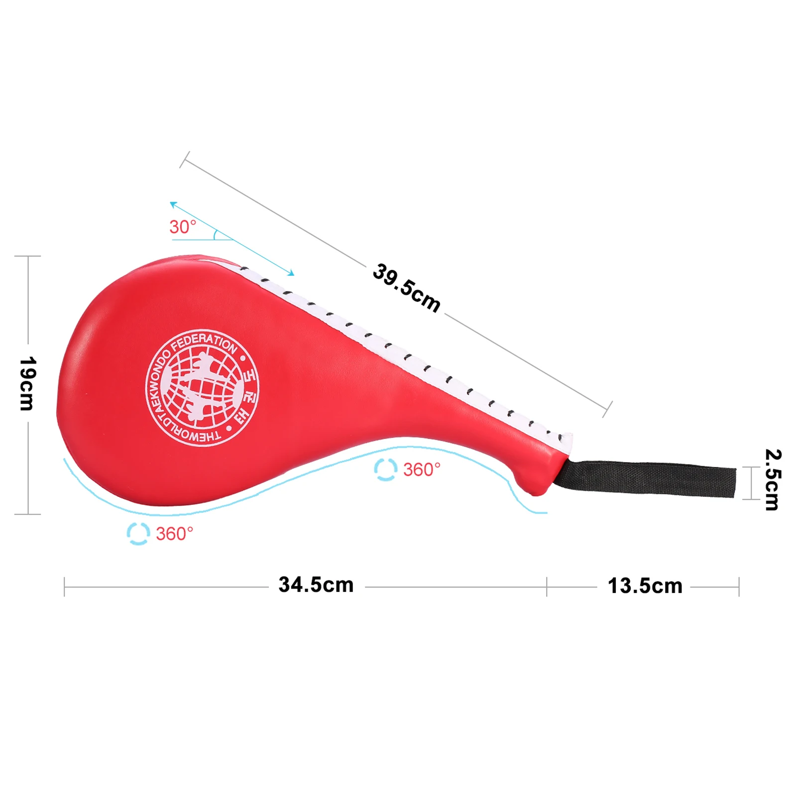 وسادة الملاكمة وسادة تدريب مزدوجة الهدف تاي كوون دو كاراتيه كيك بوكسينغ التدريب التايكوندو التدريب سترايك الوسادة #6