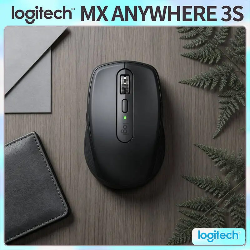 Portable MX Anywhere 3S - 8000 DPI, Silent Click, Compact, Perfect for Snack Market Stall & Weekend Showcase