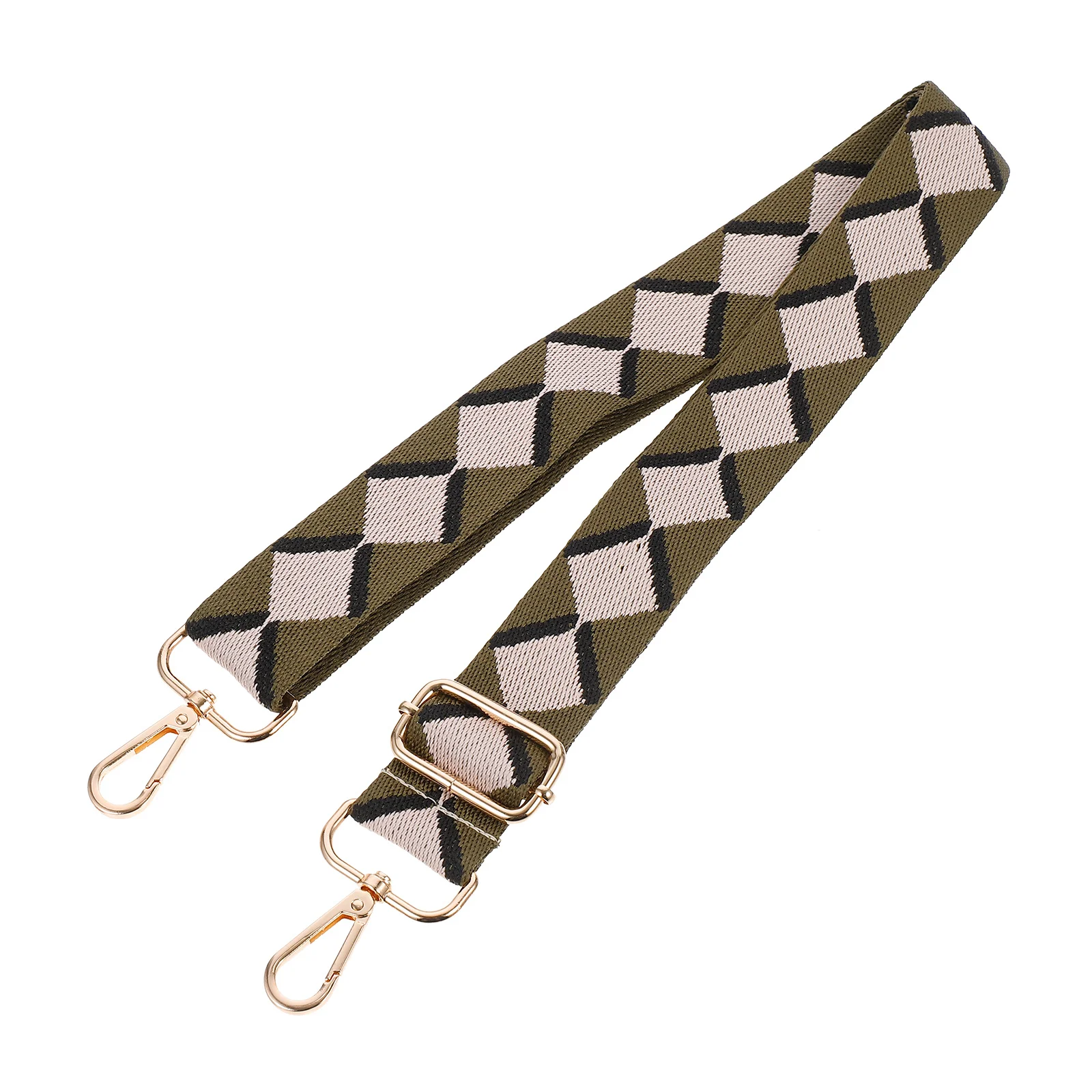 

Jacquard Cotton Woven Wide Shoulder Strap Replacement Durable Bag Strap for Handbag Purse DIY Decor Accessories