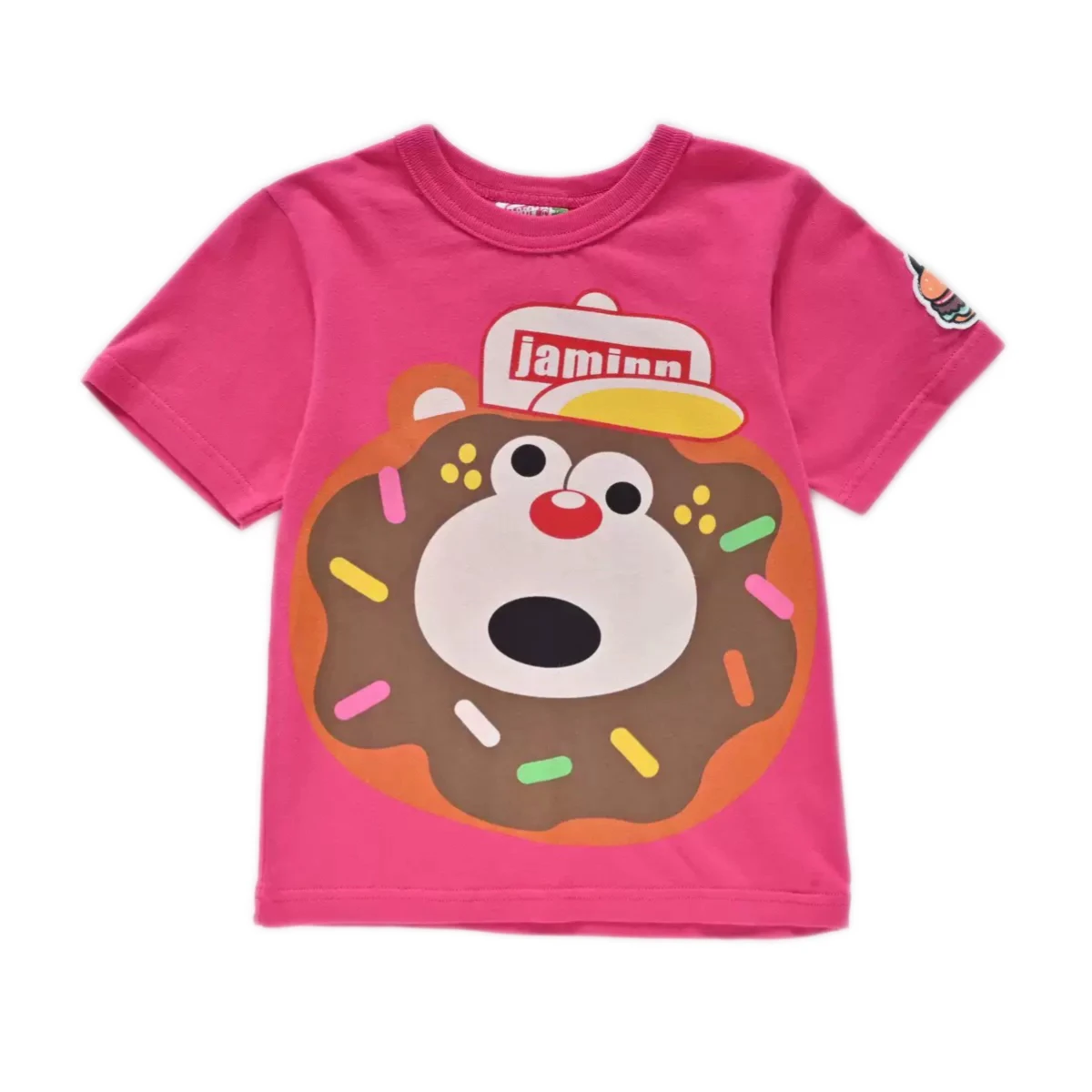 

2025 Japanese Style JAM Summer Girls T-Shirt Cotton Cartoon Print Fashion Short Sleeve Kids Top for Toddlers Children 90-140