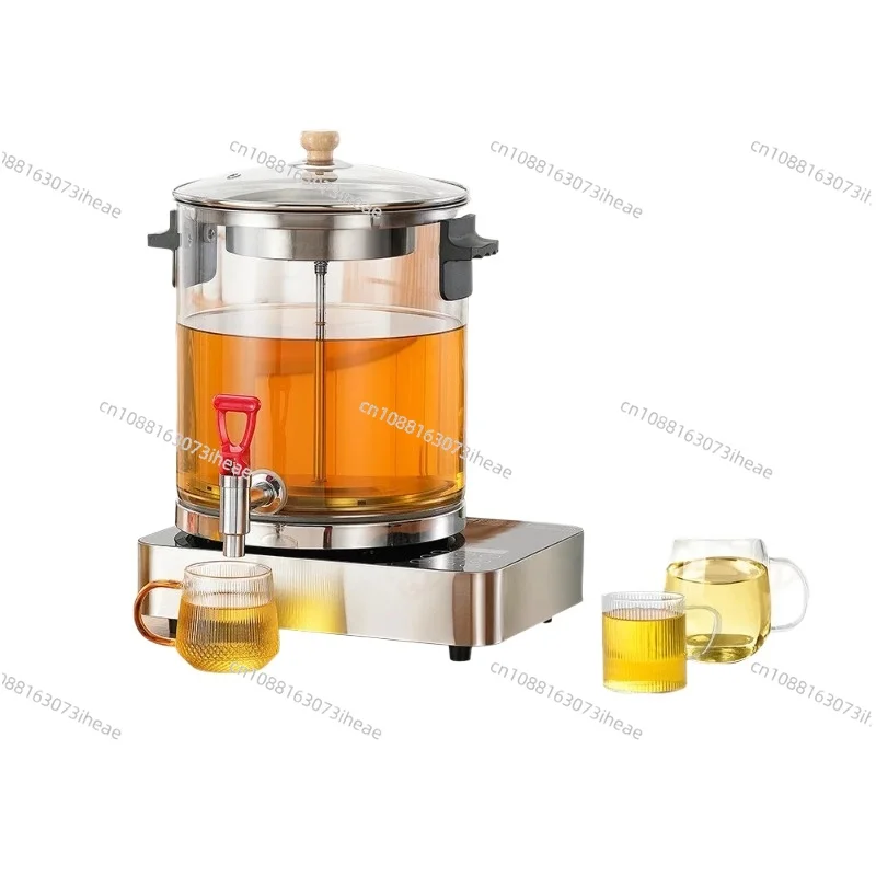 15L Automatic Tea Brewing Machine - Commercial Borosilicate Glass Coffee Urn for Catering