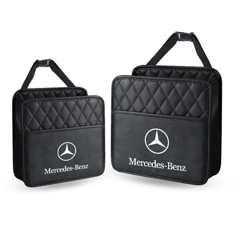 New Multi-function Car Storage Bag Automobile Seat Back Storage Pocket Stickers For Mercedes Benz E260 E200 E300 W205 W212 W166