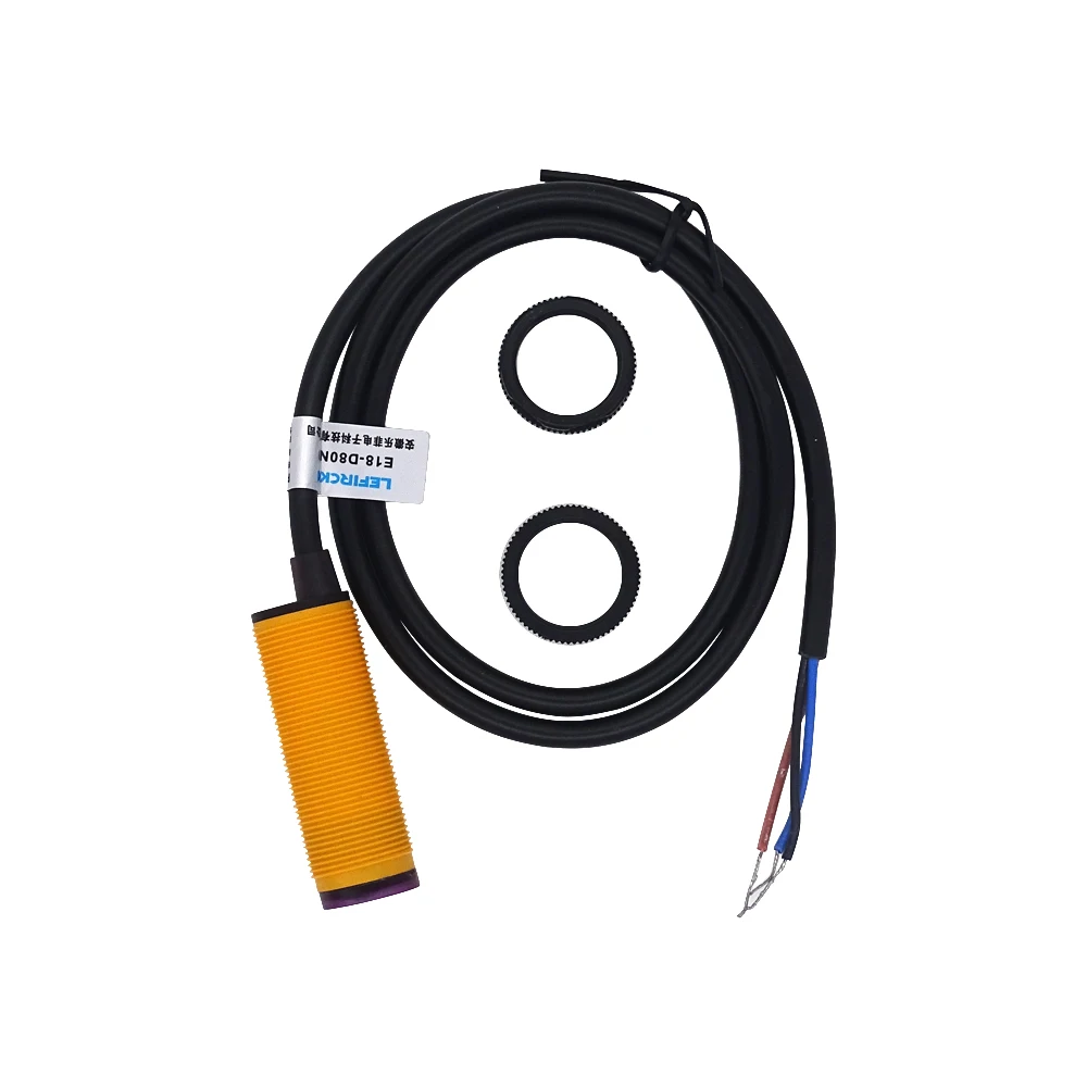 1pcs Smart car robot E18-D80NK infrared obstacle avoidance sensor proximity switch 3-80cm adjustable