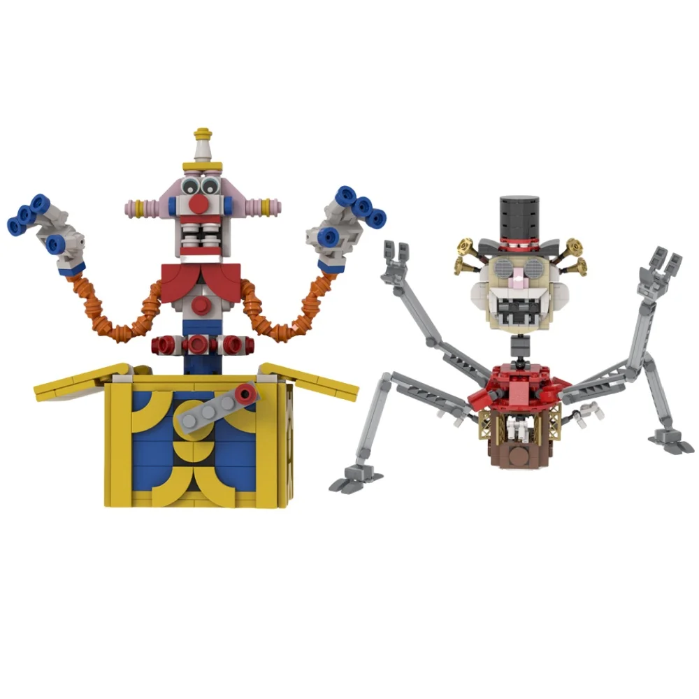 

Secret of The Mimic Building Blocks Scary Clown DIY Model Construction Toys for Kid Adult Birthday Gifts