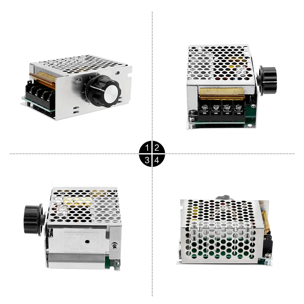 Contrôleur de vitesse du moteur, variateur LED, 220V, AC 999, tension technique, gradation Sotchi, 4000W, four électrique, chauffe-eau, lumière LED
