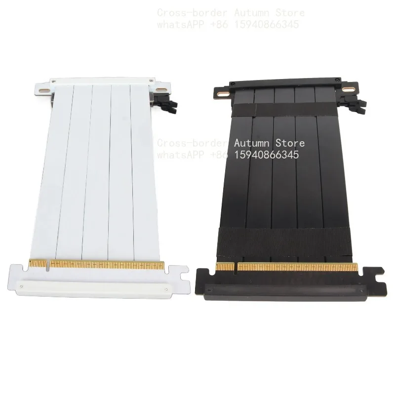 GPU 연장 케이블 안정적인 PCIE 4.0 X16 연장 리저 케이블 180도 고속 플러그 앤 플레이 RX 7800 XT용 RX 7600용