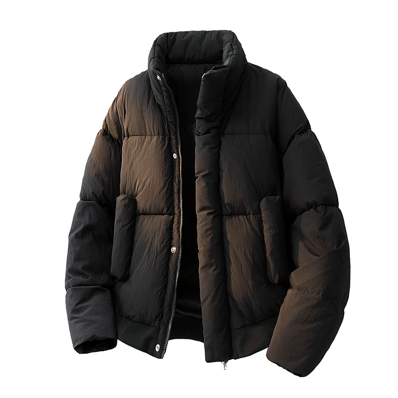 High Quality Thicken Men Parkas Winter Comfortable Warm Male Clothes Stand Collar Windproof Cotton Jackets Outdoor All-match