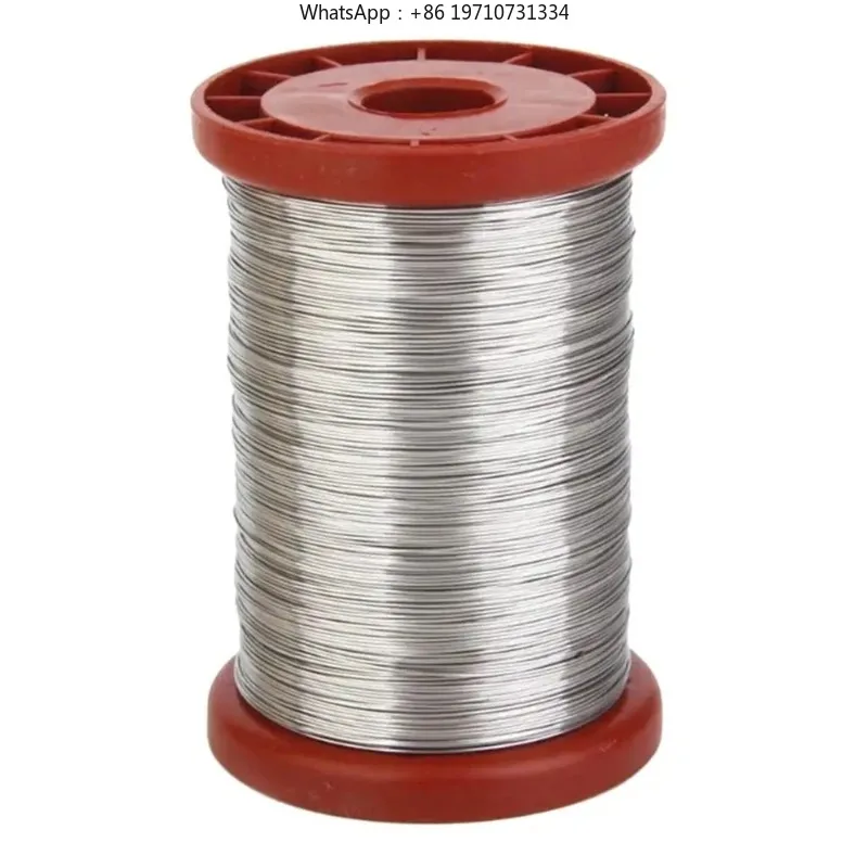 40 Pieces 500g Roll Stainless Steel Beehive Frame Wire 0.559mm Diameter Bee Frame Wire for Beeswax Foundation 20KG Total