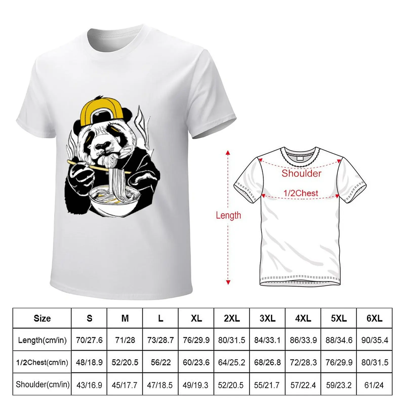 Gangster Panda T-Shirt customs cute clothes fitted t shirts for men