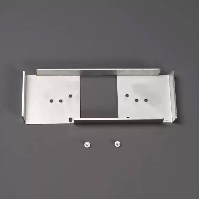 Custodia per batteria in metallo e acciaio inossidabile secondo piano per 1/14Tamiya RC camion rimorchio ribaltabile per Scania per Benz per MAN auto parti fai da te