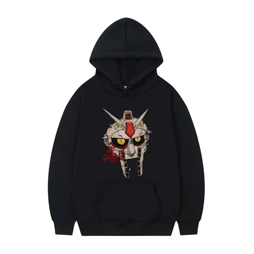 

Rapper Mf Doom Madlib Madvillain Cartoon Metal Mask Graphic Hoodie Men Women Hip Hop Vintage Oversized Sweatshirt Unisex Hoodies