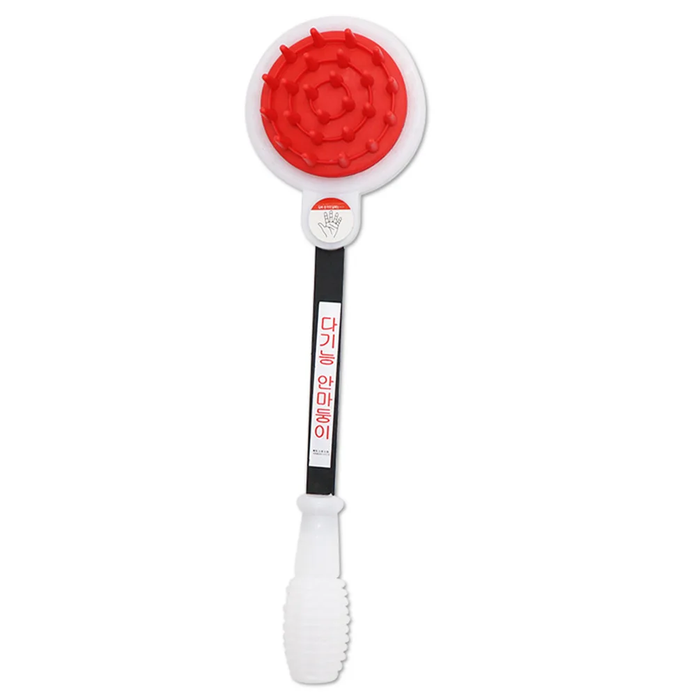 

Massage Hammer Long Handle Rod Back Neck Massager Durable Plastic Material Ideal Gift Family Members Promotes Circulation