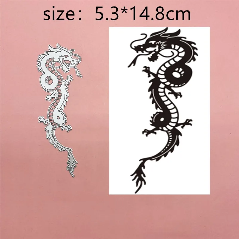 

Dragon Animal Metal Cut Dies Stencils for Scrapbooking Stamp/Photo Album Decorative Embossing DIY Paper Cards