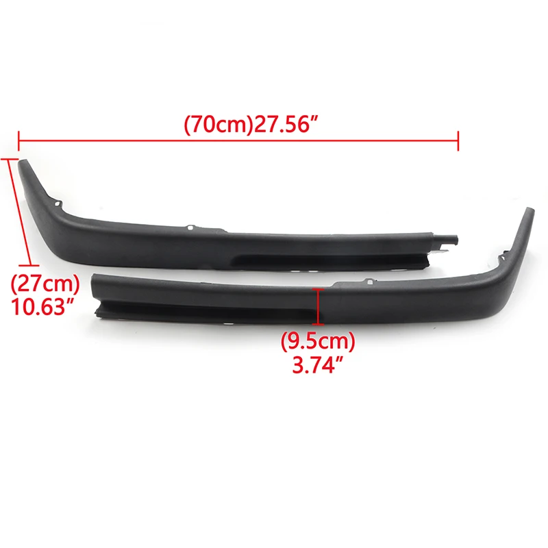 Rhyming Front Bumper Lip Chin Spoiler Lip Sport Valance Splitter Fit For VW Golf3 MK3 VR6 1993-1997 Car Modification Accessories