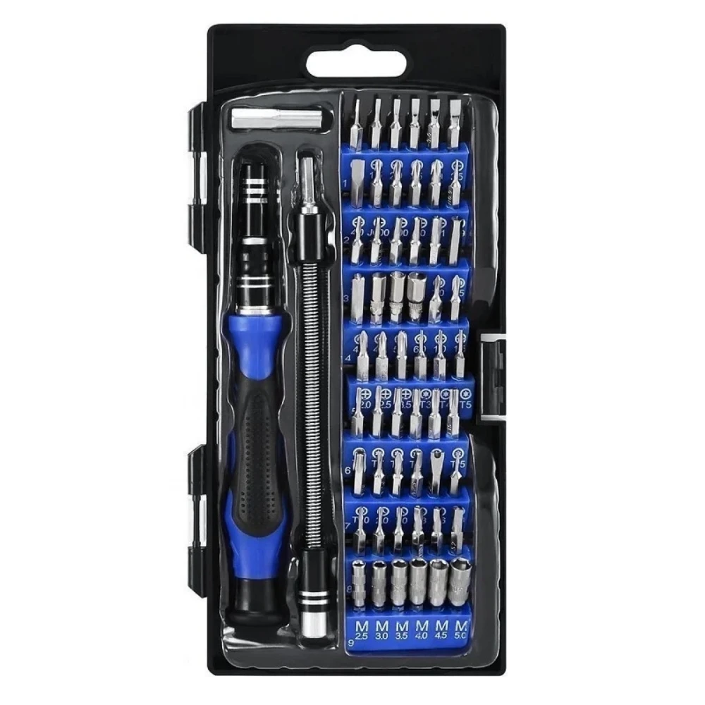 60 in 1Multifunctional Screwdriver Set Computer PC Mobile Phone Equipment Repair Screw Driver Insulation Manual Household Tools