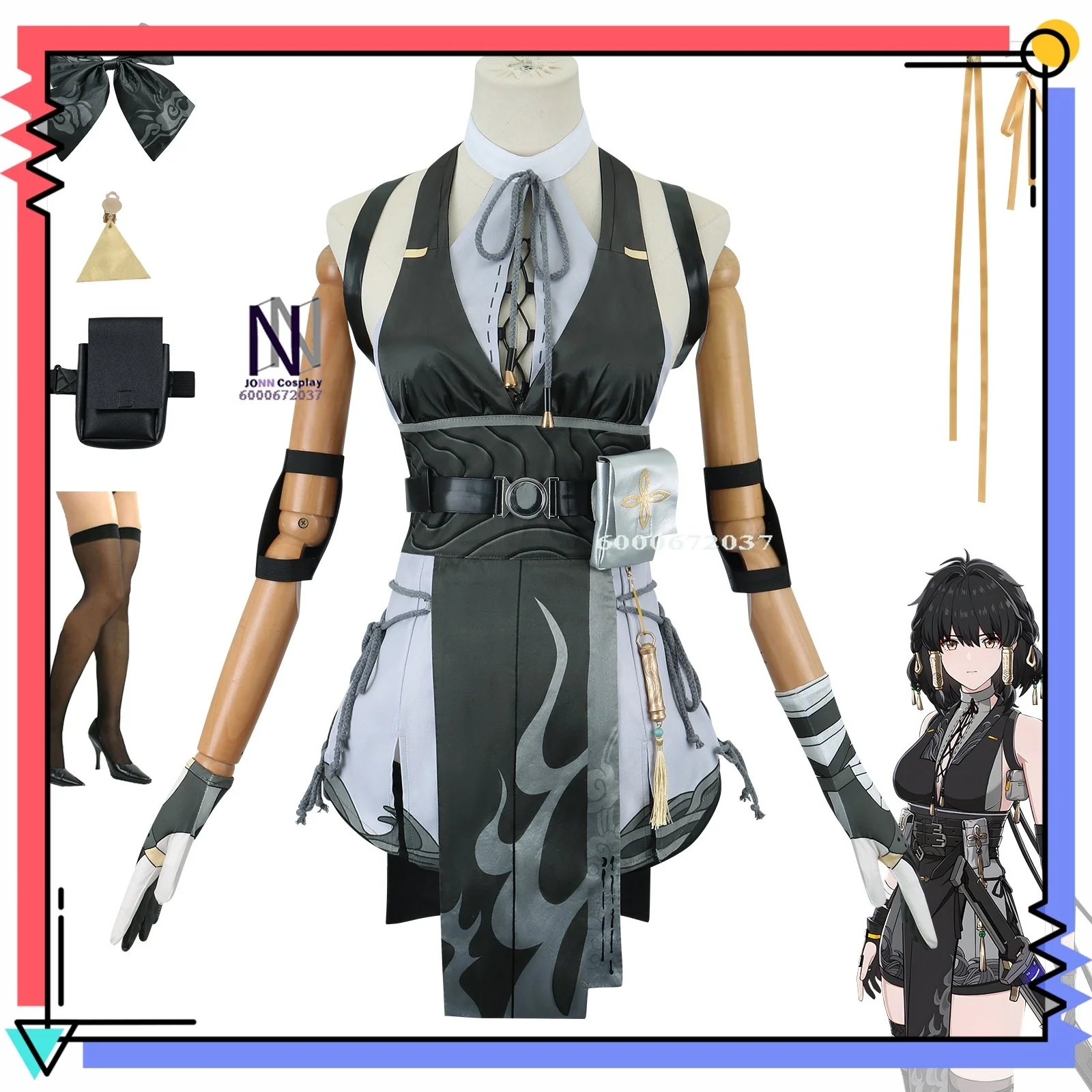 

Wuthering Waves Yangyang Baizhi Chixia Cosplay Costume Female Lead Cosplay Costume Wanderer Two-dimensional Anime-style Games