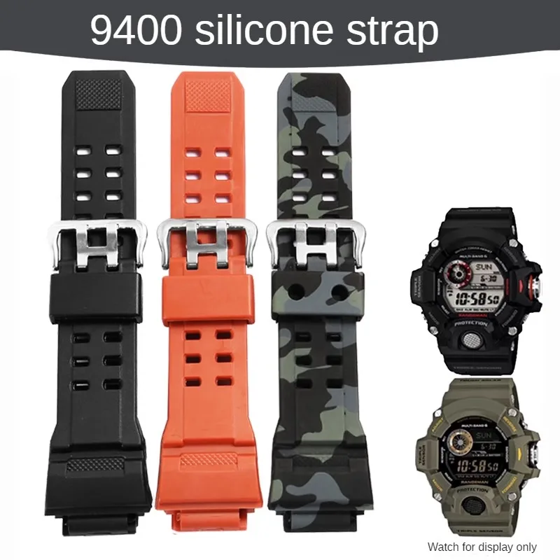 

Convex Interface Resin Rubber Watch With Men Substitute For Euro Cat Man GW-9400/9300 Series