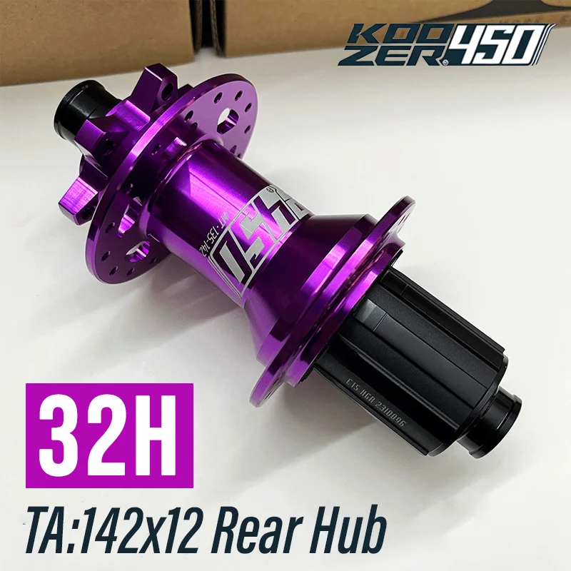 

Задняя втулка KOOZER 450 Cube Pro 7, 32 отверстия, 12x142, HG/XD/MS, с 120 щелчками, для Shimano/Sram, 32 отверстия, для MTB