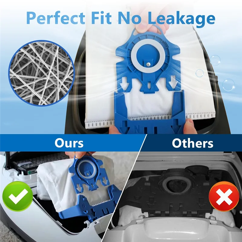 A05G - Worki do odkurzacza GN do klasycznych modeli C2 C3 S2 S5 S8 S400, zamienne worki na kurz