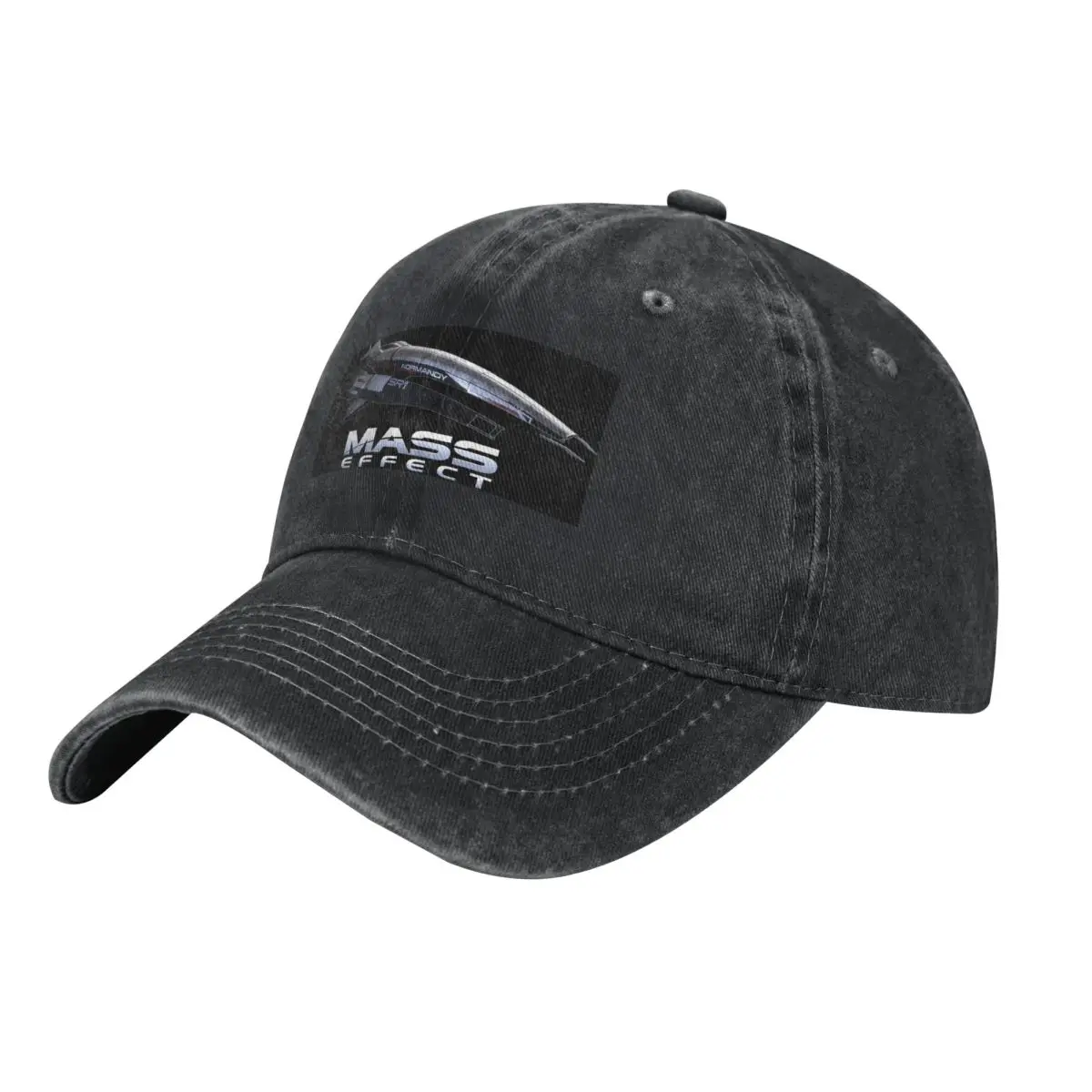 Mass Effect Normandy SR1 Baseball Caps Fashion Washed Denim Hats Outdoor Adjustable Casquette Sports Baseball Cowboy Hat