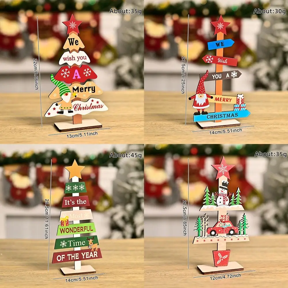 Nuova decorazione fai-da-te Desktop Albero di Natale Decorazioni per la casa Squisiti ornamenti per l'albero di Natale Artigianato Bomboniere Ornamento da tavolo