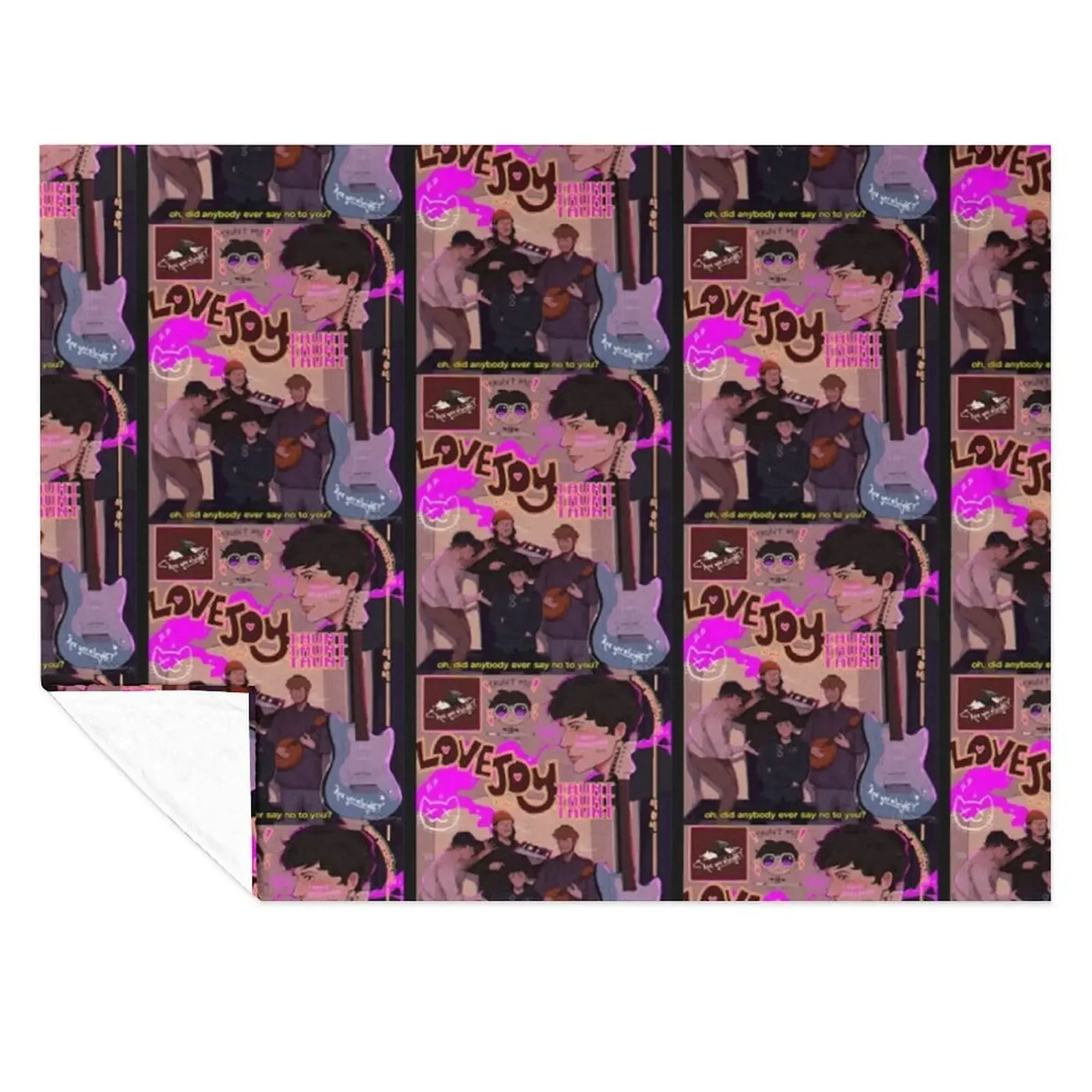 

Lovejoy band Throw Blanket heavy to sleep Blankets For Bed Flannels Flannel Blankets