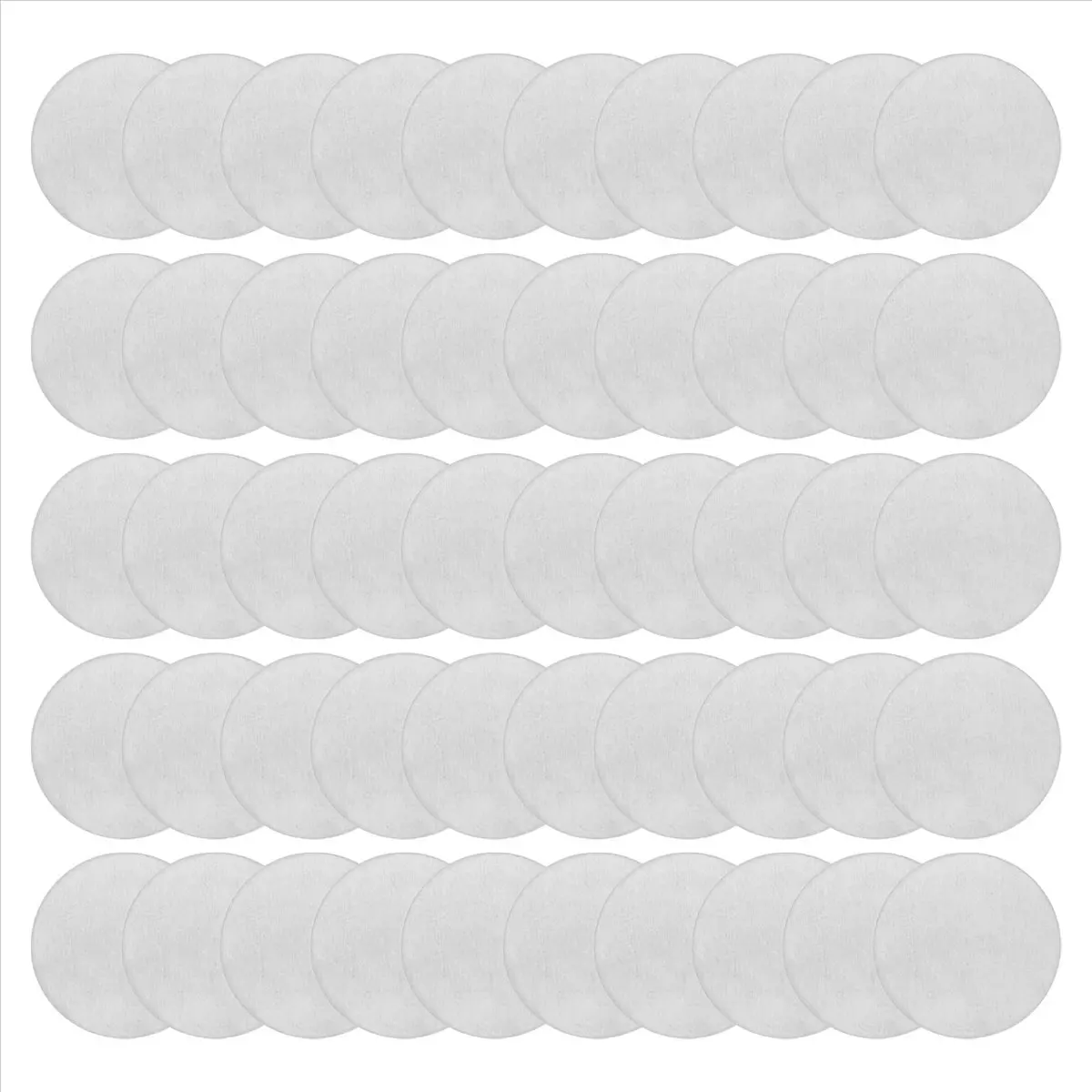 ABNH Sublimation Blank Aluminum Stickers Set Round Blank Bezel Pendant Tray Aluminum Sheet, Sublimation Blank Discs (50Pcs)