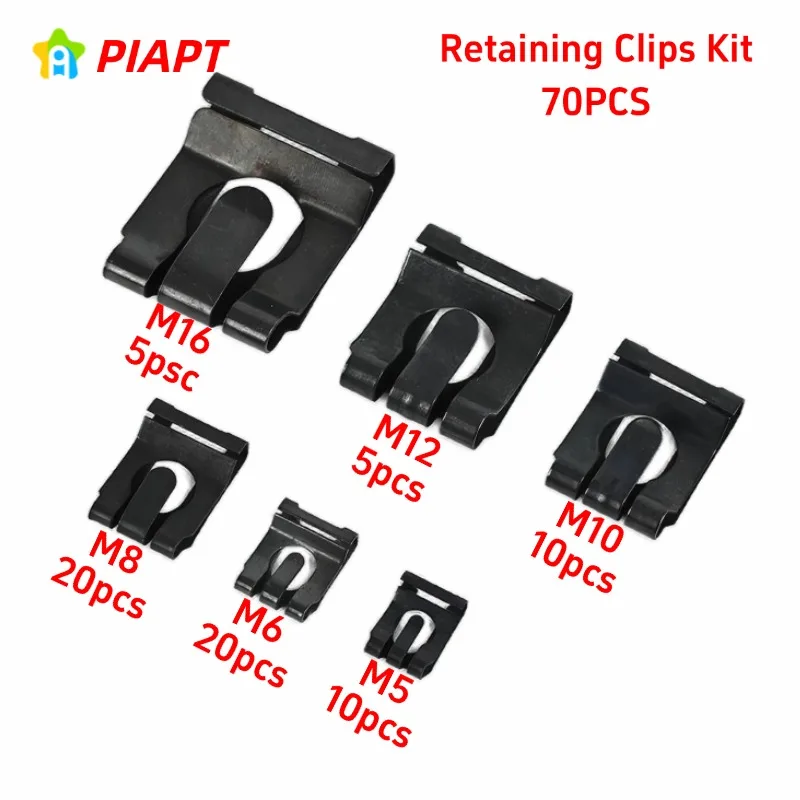 

Retaining Clips Replacement Anti-loosening Made of Premium Metal Material Auto Accessories for Car Fastener and Shaft