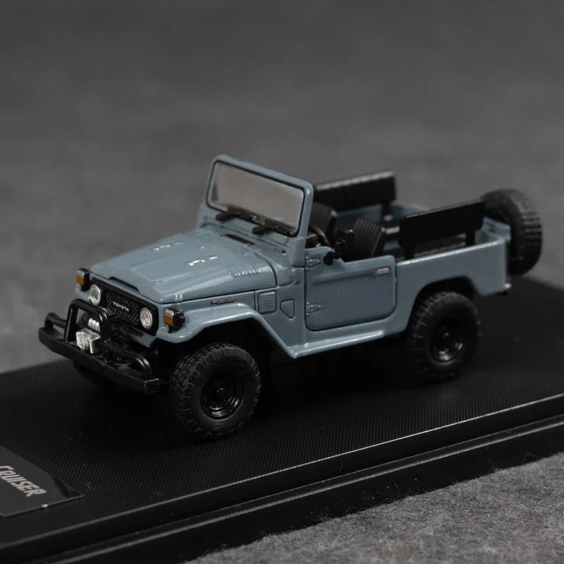 RhinoModel 1:64 FJ40 Land Cruiser open cover simulation off-road vehicle alloy model