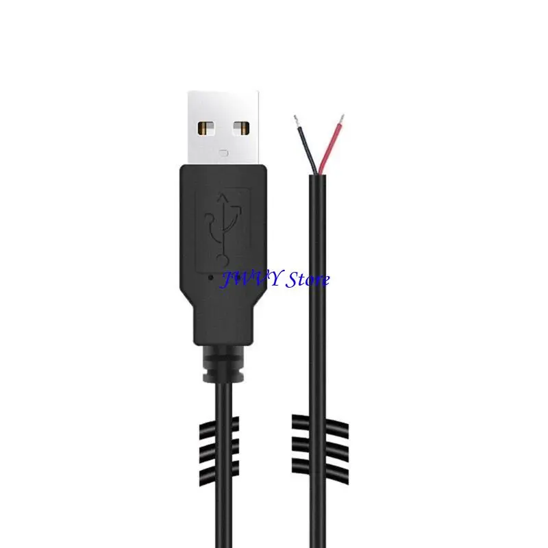 573A سلك كابل تزويد الطاقة 22AWG USB ذكر شحن الحبل USB الكابل المفتوح