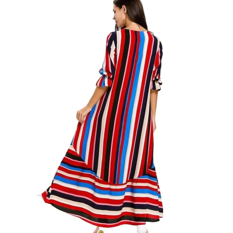 

Длинное африканское платье Дашики больших размеров для женщин, весенне-осеннее вечернее платье для свадебной вечеринки, этническая африканская одежда